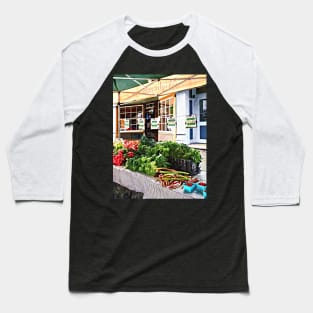 Kingston NY - Farmer's Market Baseball T-Shirt